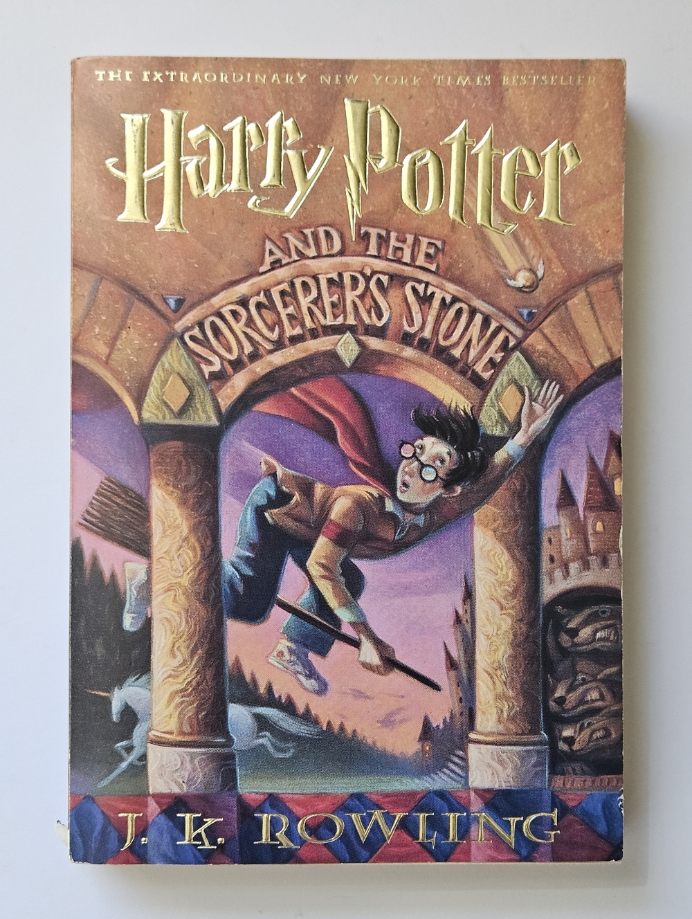 Harry Potter and the Sorcerer's Stone JK Rowling 1999 first edition Scholastic